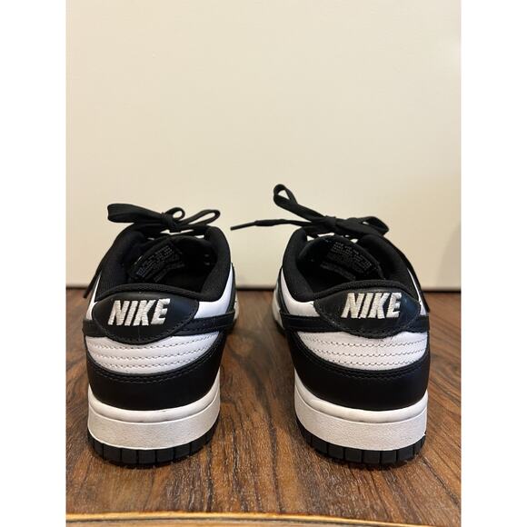 Nike Dunk Low Retro Black White Panda Men Size 7 Shoes Sneakers Excellent Cond. - Picture 9 of 12